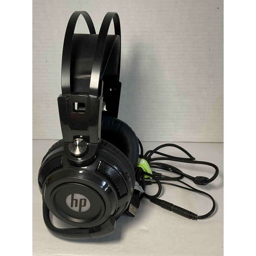 HP Wired Stereo Headset with mic Gaming Over ear Headset W LED H200 Headphone